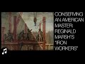 The conservation of "Iron Workers" by Reginald Marsh