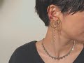 Ear cuffs イヤーカフ | フープのピアスに見えるイヤリング重ねづけ　How to layer earrings