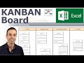 How to make a Kanban Board in Excel