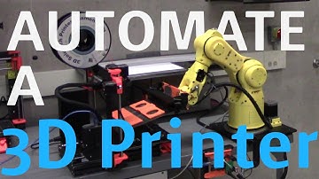 Robotic Arm automatically removing Print Jobs from a 3D Printer