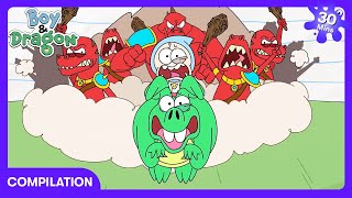 Boy & Dragon - Ucieczka przed dinozaurami! | Bajki dla dzieci | WildBrain Galeria Sław