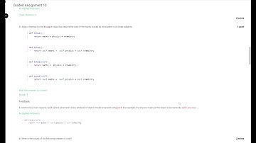 Python Week 10 Graded Assignment  IITM