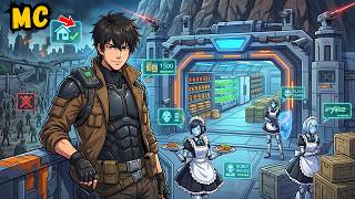 I Built a BUNKER in a Zombie World, Stocked with 10,000 Years of Food and an Army of ROBOT MAIDS!