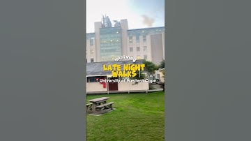 Please don’t forget to like and subscribe🥹| Late Night Walks @ UWC #uwc #cityvarsity