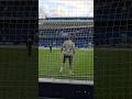 SPURS GOALKEEPER ANTONÍN KINSKY WARMING-UP PRE-MATCH: Chelsea v Tottenham