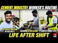 Daily routine of cement industry employee in Kuwait Telugu 2026