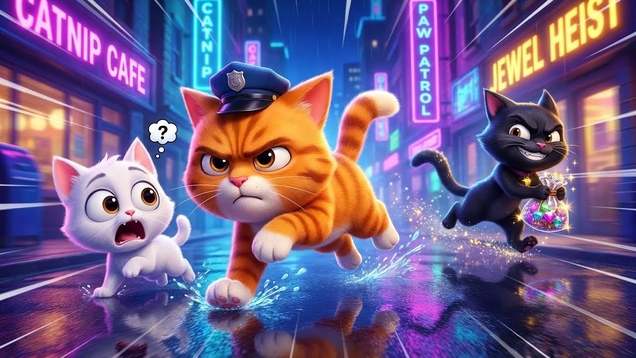 Leo & Milo’s Police Chase: Shadow’s Thief Escape!