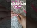 making cowrie shells with super clay #diy #craftideas #viralvideo #cowrie shells #handmade