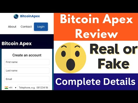 Bitcoin Apex Real or Fake | Bitcoin Apex Platform Review | Scam or Legit | Payment Proof | Reality