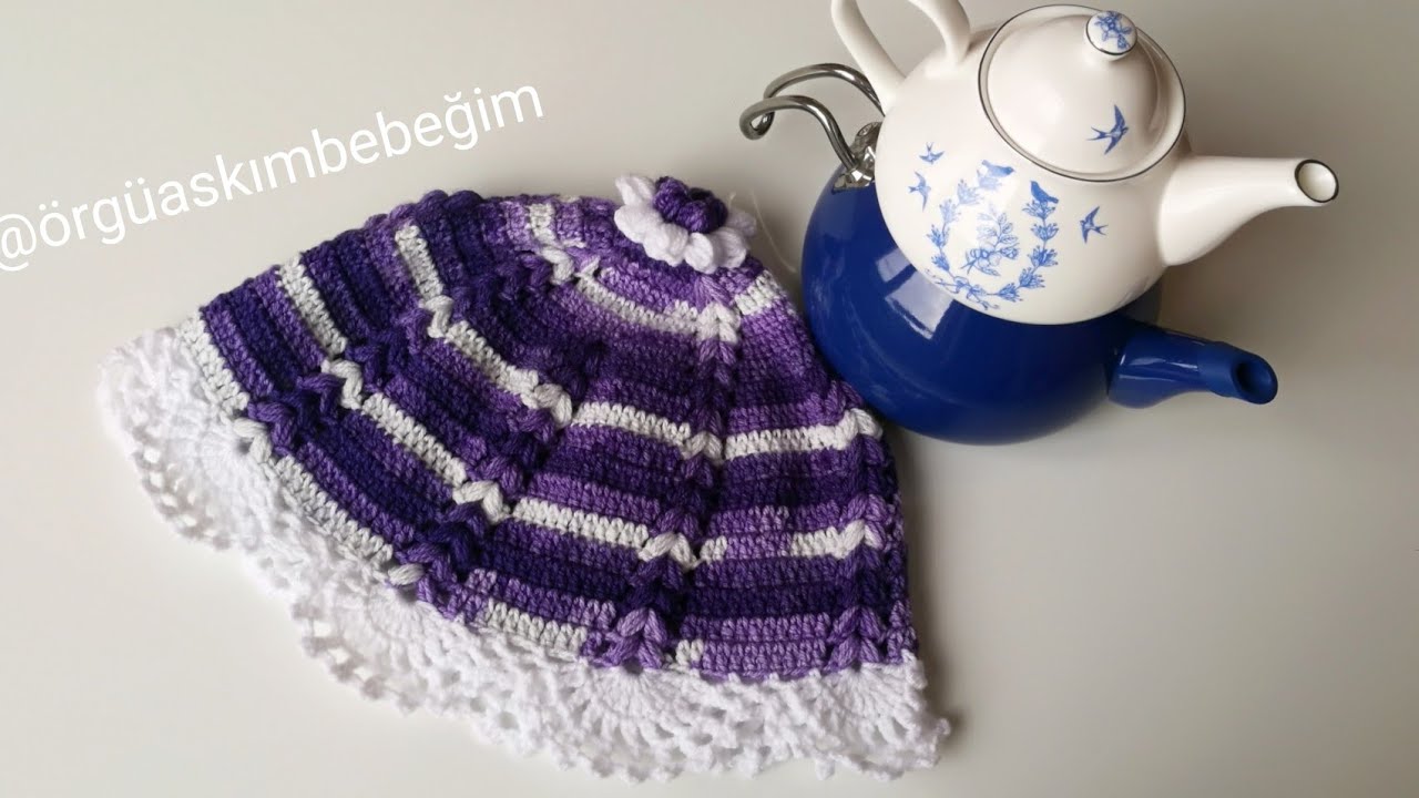 ÇAYDANLIK ÖRTÜSÜ ÖRELİM/ÇEYİZLİK  ÇAYDANLIK ÖRTÜSÜ NASIL ÖRÜLÜR #crochetteapotcover #turkishteacosy