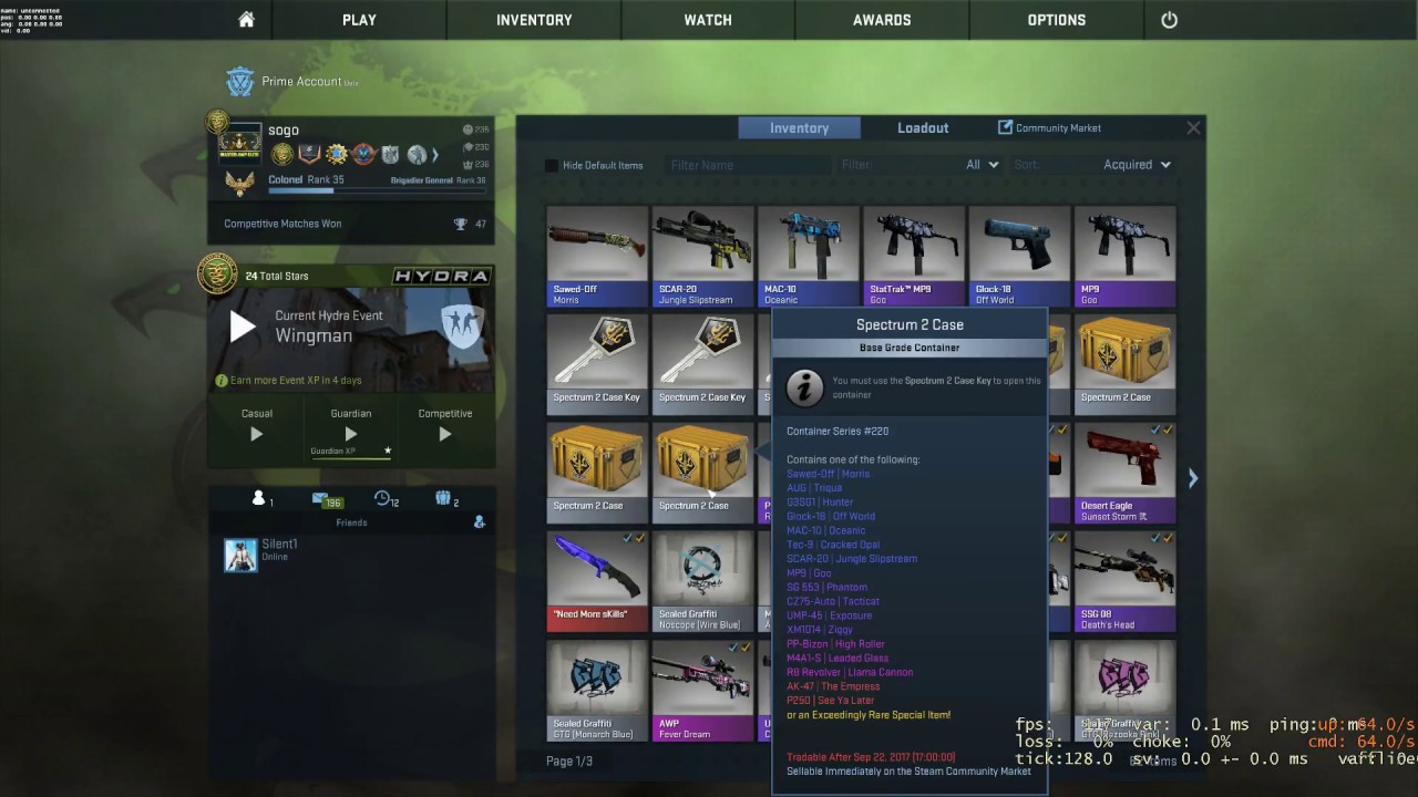 CSGO : Spectrum 2 Case Opening (AK-47 | The Empress passed) - YouTube