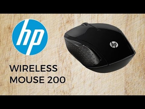 HP 200 wireless mouse Unboxing