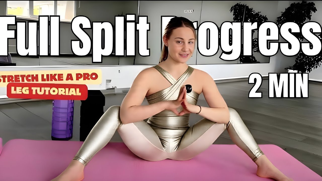 Middle Split Flexibility Challenge! Extreme Hamstring Stretch for Fast Results (4K)💥🧘‍♀️ part 2