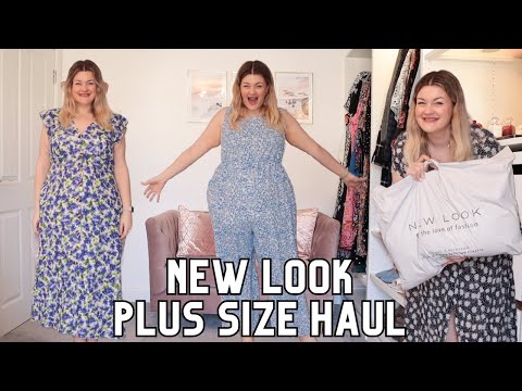 HUGE NEW LOOK PLUS SIZE HAUL | SIZE 22 | IS THIS THE CUTEST JUMPSUIT EVER?! 😍