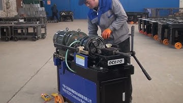 AGS 40E rebar threading rolling machine #threading_machine