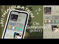 Make your android phone aesthetic  organised  lo fi vibes theme samsung galaxy a13