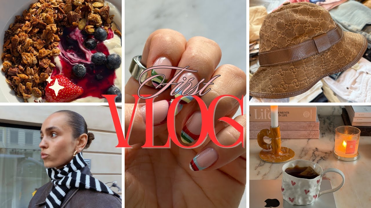 First Vlog | Efterårs negle, sælger ud af garderoben, hjemmehyg: En weekend i mit liv