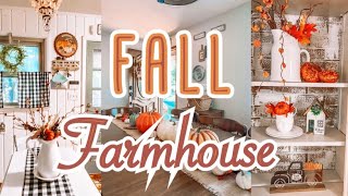 FALL FARMHOUSE DECOR || Fall Home Tour