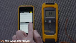 Viewing equipment history in the Fluke Connect™ app screenshot 4