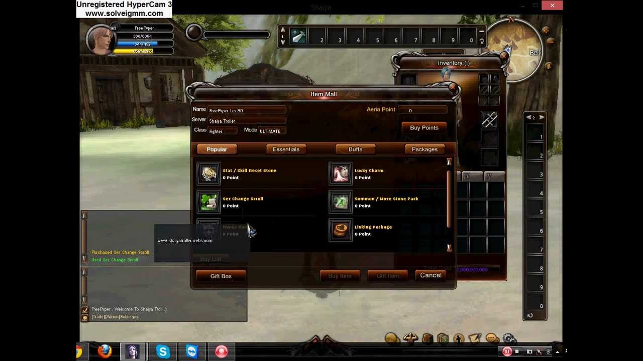 Shaiya Lu (Troll) 2013 New! Killx50