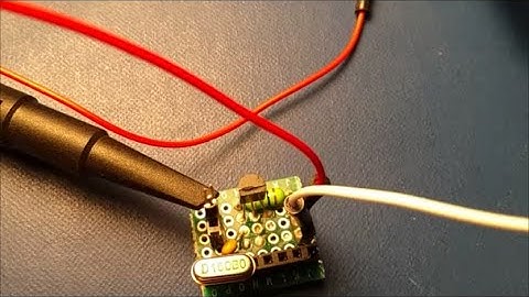 Make a Pierce Cristal Oscillator with 1 JFET