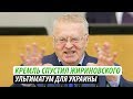 Кремль спустил Жириновского. Ультиматум для Украины