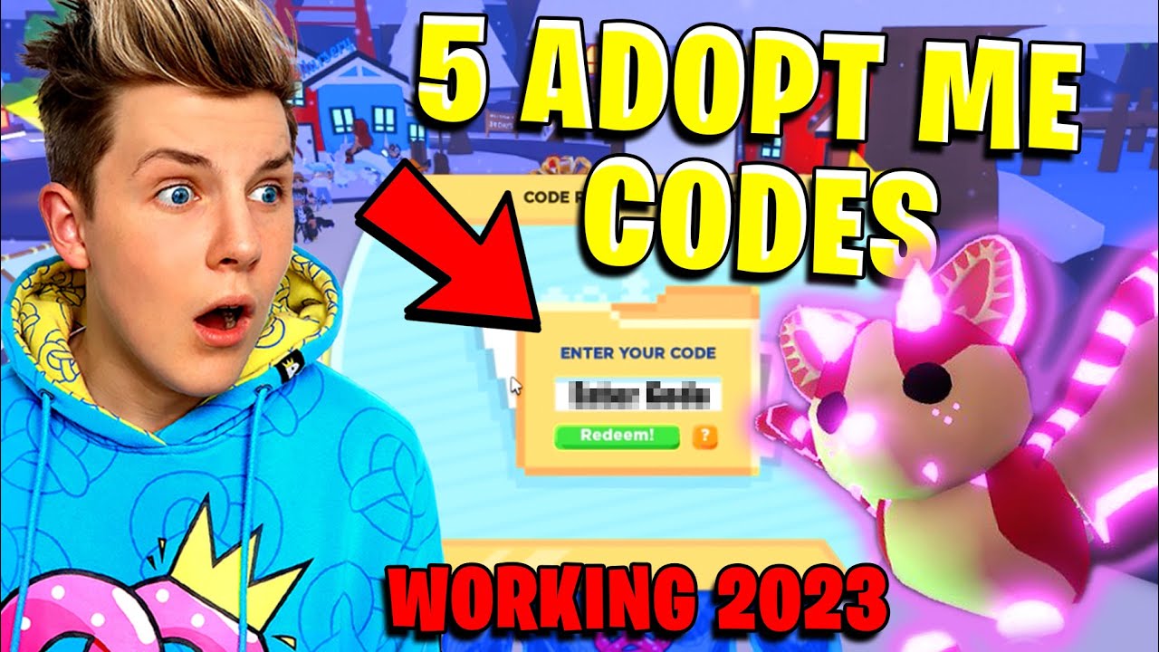 5 Adopt Me CODES THAT ALL WORK! 2023 Prezley 