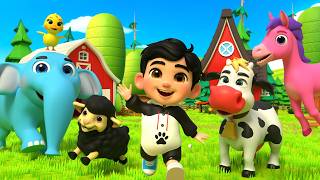 Fun Playtime with Animals on Old MacDonald's Farm! | Educational Nursery Rhymes & Songs for Children