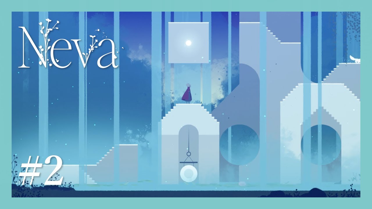 Neval 2 【Neva #2】少し大きくなった狼ときれいな階段【ゲーム実況】 - YouTube