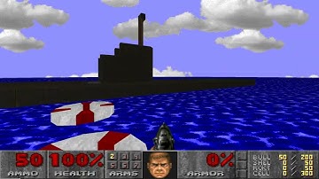 Doom Overboard (2022) MAP03: "Depth Charge" UV -Respawn Speedrun 1:31