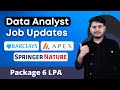 Data Analyst Jobs | Data Engineer Job Updates | High Paying Jobs for Freshers