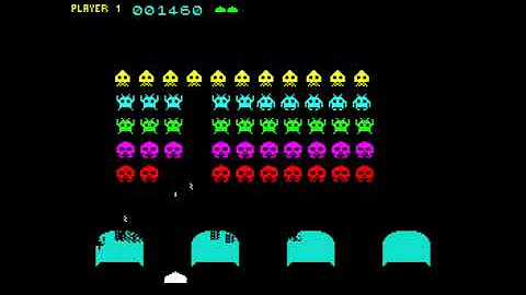 ZX Spectrum / Invaders (Artic Computing) [Level: 1 - Variation: 1] 4,450