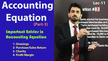 Accounting Equation Exercise ||Solved Question|| Class 11|BBA|BS Accounts|