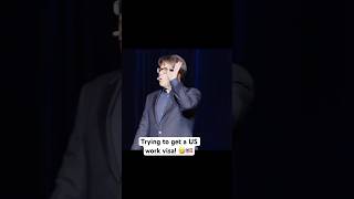 Trying to get a US work visa! 🤣🇺🇸 #standupcomedy #michaelmcintyre