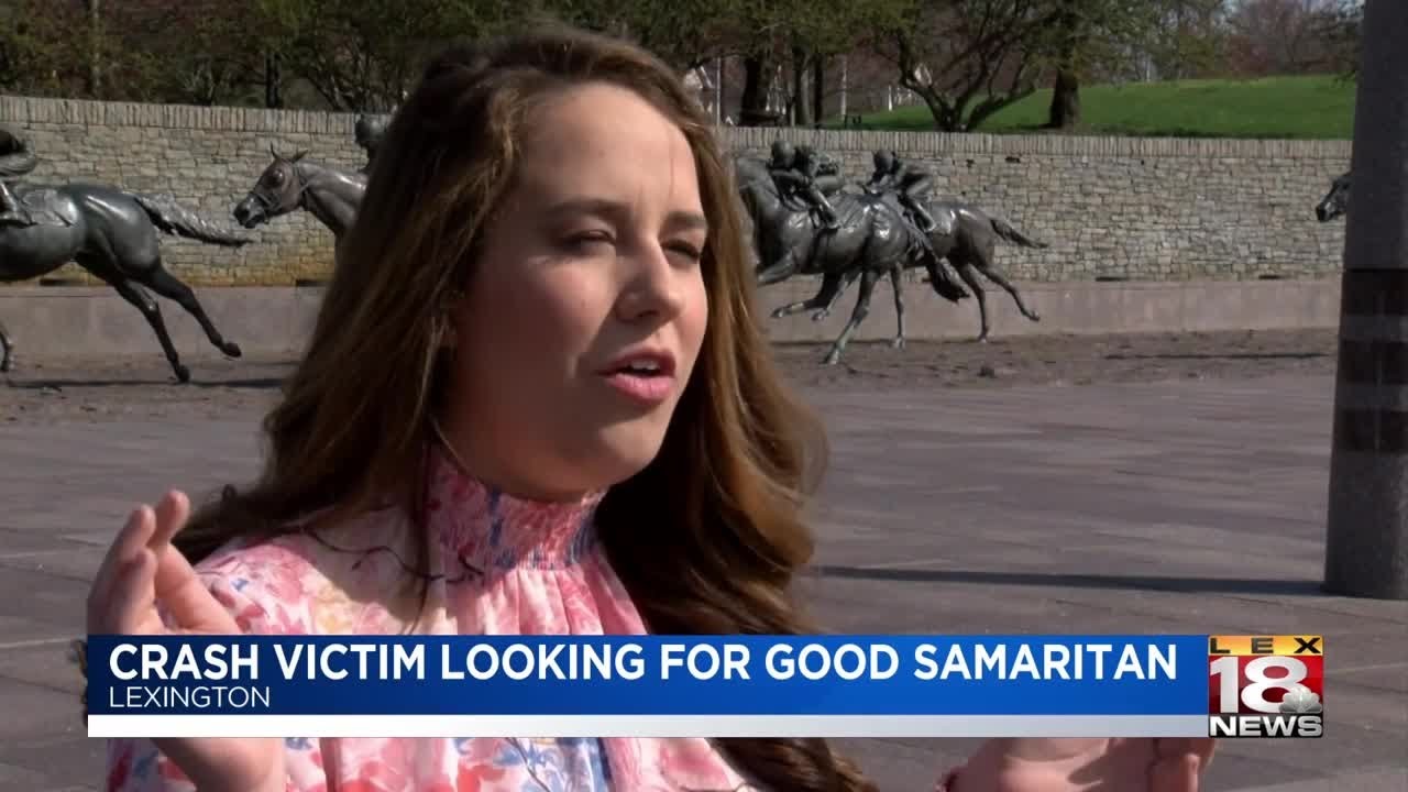 Crash victim looking for good samaritan - YouTube
