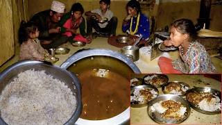 dharme's family  dinner after farming || rural Nepal || @ruralnepall