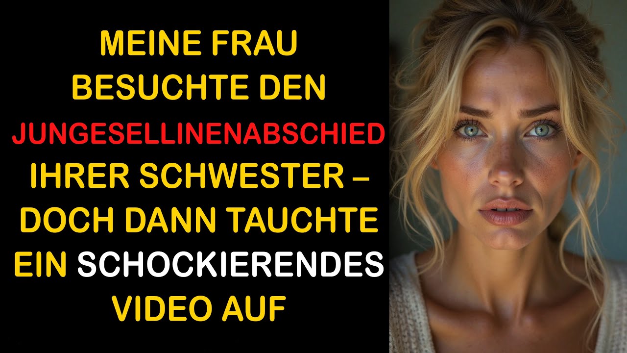 MEINE FRAU GING ZUM JUNGESELLINENABEND – DANN TAUCHTE EIN SCHOCKIERENDES VIDEO ONLINE AUF