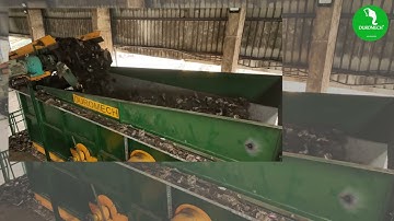 Ballistic Separator | Waste Sorting | Solid Waste Management #ballisticseparator #wastesegregation