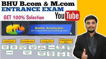 #5 Accounting Ratio All Types || FSA || Bhu B.com & M.com Entrance Exam 2020 🔥🔥