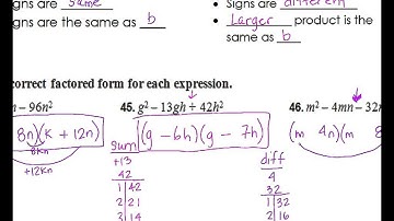 8-5-Factoring x2 + bx+c