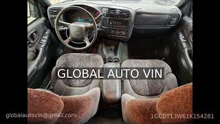 CHEVROLET S TRUCK 2001 1GCDT13W61K154281