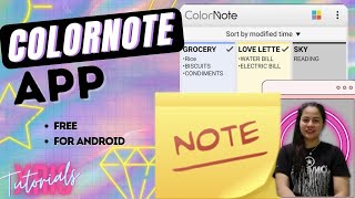HOW TO USE COLOR NOTE APP screenshot 1