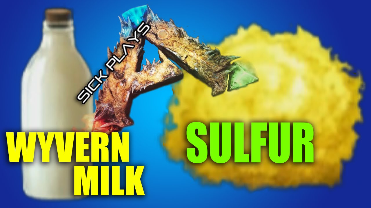 Ark Scorched Earth How To Get Wyvern Milk And Sulfur Ark Scorched Earth Gameplay Youtube