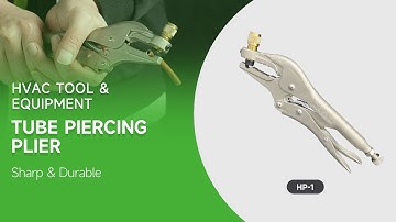 One tool to easily pierce pipes and boost your installation speed#pipe #howto #tools #hvac #wipcool