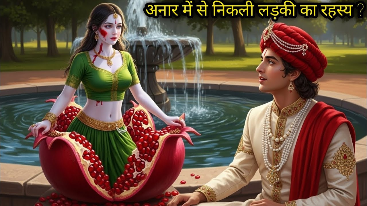 अनार में से निकली खून जैसी लाल और दूध जैसी सफेद लड़की का रहस्य। 