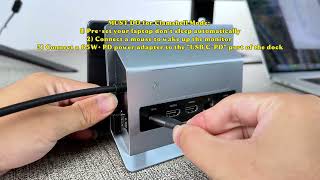 (BD216D) How to use PULWTOP Dock with Macbook Lid Closed ?
