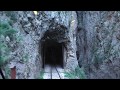 Spectacular cab ride through Vouraikos gorge. Diakofto-Kalavrita rack-railway.