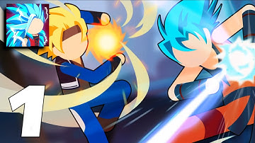 Stick Shadow Fighter - Supreme Dragon Warriors Gameplay Part 1 -Story Mode- (Android,iOS)