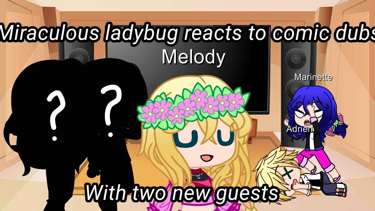 Miraculous ladybug reacts to comic dubs part two... With special guests (gacha club)
