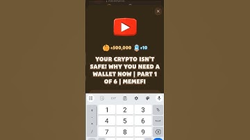 Your Crypto Isn’t Safe! Why You NEED a Wallet Now | Part 1 of 6 | MemeFi code